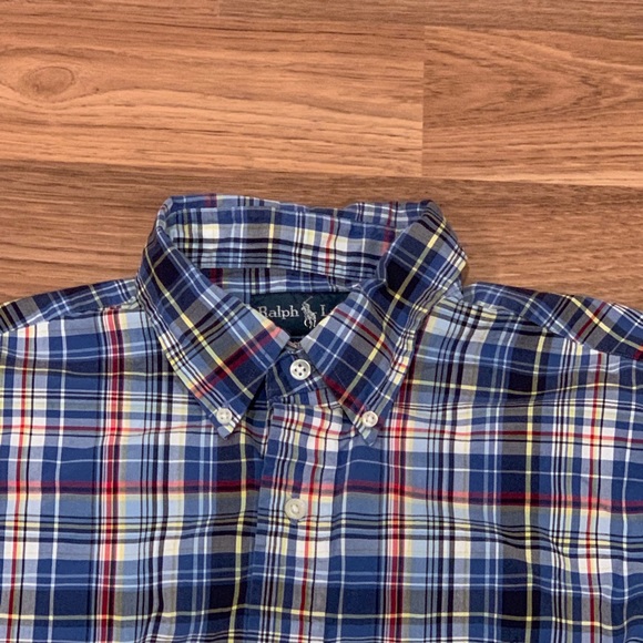 Ralph Lauren Plaid L/S Casual Dress Shirt Sz Large - Picture 6 of 6